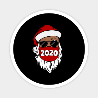 African American Santa Black Christmas - Santa Wearing Mask for women men kids Magnet